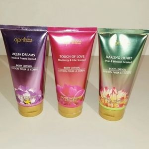 April Bath & Shower Body Lotion Set of 3